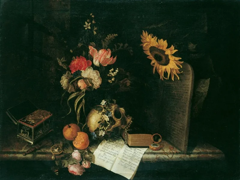 1630-Maria van Oosterwijck - Natura morta Vanitas